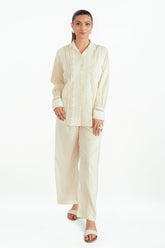 UAE-Ripple Crinkle Dyed Co-Ord Set IUSTTS-957