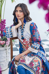 UAE -2PC Printed Unstitched Lawn Suit TL-42033