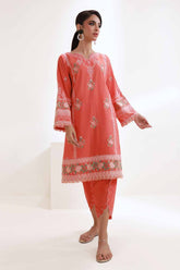 UAE -2 Piece Unstitched Embroidered Lawn Suit TL-42059