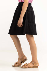 UAE -Toddler Girl Black Skirt 231-618-003