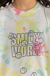 UAE -Toddler Girl Tie Dye T-Shirt 231-613-032