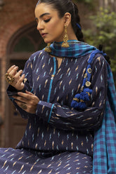 UAE -Jacquard Shirt And Dyed Trouser With Jacquard Dupatta WGK-YDS-DY-2567