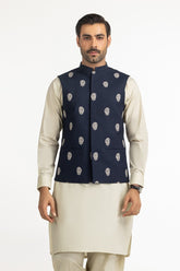 UAE -Embroidered Waist Coat WC-PD24-006