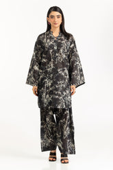 UAE-Zari Stripe Printed Co-Ord Set IUSTTS-1120