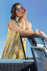 UAE -2 Piece Unstitched Lacquer Printed Lawn Suit TL-42099