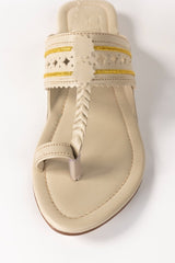 UAE -Beige Kolhapuri IWE-KLP24-24