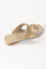UAE -Beige Kolhapuri IWE-KLP24-24