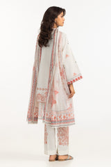 UAE-3PC Cambric Embroidered Suit IPSTD-77445