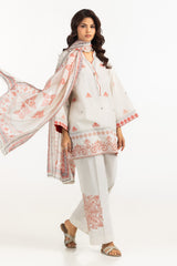UAE-3PC Cambric Embroidered Suit IPSTD-77445