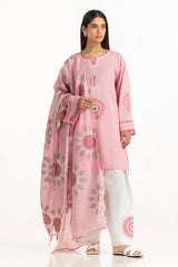 UAE-3PC Cambric Embroidered Suit IPSTD-77459