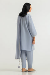 UAE-3PC Cambric Embroidered Suit