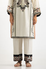 UAE-3PC Cambric Embroidered Suit