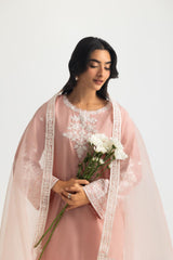 UAE-3PC Cambric Embroidered Suit