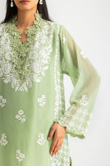 UAE- 3PC Chiffon Embroidered Suit