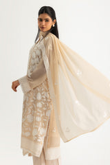 UAE- 3PC Chiffon Embroidered Suit