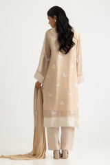 UAE- 3PC Chiffon Embroidered Suit