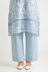 UAE- 3PC Chiffon Embroidered Suit