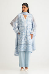 UAE- 3PC Chiffon Embroidered Suit