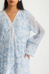 UAE- 3PC Chiffon Embroidered Suit