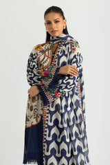 UAE-3PC Cotton Printed Suit
