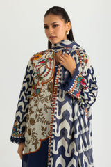 UAE-3PC Cotton Printed Suit