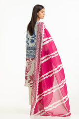 UAE- 3PC Cross Hatch Printed Suit