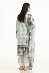 UAE-3PC Cross Hatch Printed Suit
