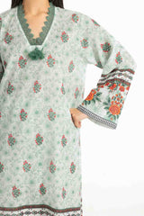 UAE-3PC Cross Hatch Printed Suit