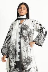 UAE-3PC Dobby Printed Suit