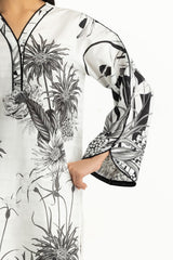 UAE-3PC Dobby Printed Suit