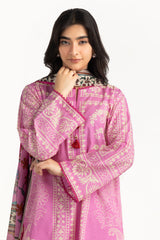 UAE- 3PC Dobby Printed Suit