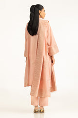 UAE-3PC Dyed Jacquard Suit IUSTKSD-1078
