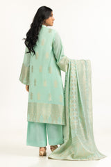 UAE-3PC Dyed Jacquard Suit IUSTKSD-1119