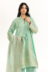 UAE-3PC Dyed Jacquard Suit IUSTKSD-1119