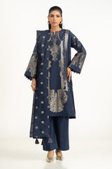 UAE-3PC Dyed Jacquard Suit IUSTKSD-1215