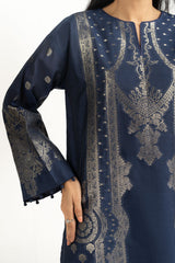 UAE-3PC Dyed Jacquard Suit IUSTKSD-1215
