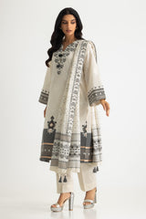 UAE- 3PC Dyed Jacquard Suit