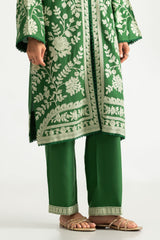 UAE-3PC Pashmina Embroidered Suit