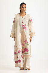 UAE-3PC Jacquard Dyed Suit