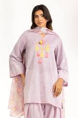 UAE-3PC Jacquard Embroidered Suit IUSTKSD-1214