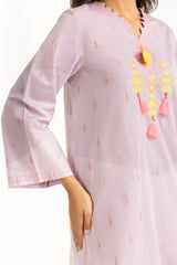 UAE-3PC Jacquard Embroidered Suit IUSTKSD-1214