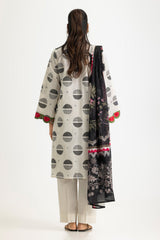 UAE-3PC Jacquard Embroidered Suit
