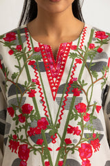 UAE-3PC Jacquard Embroidered Suit