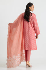 UAE-3PC Jacquard Embroidered Suit