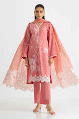 UAE-3PC Jacquard Embroidered Suit