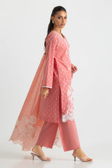 UAE-3PC Jacquard Embroidered Suit