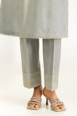 UAE-3PC Jacquard Suit With Embroidered IUSTKSD-1081