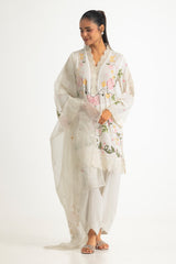 UAE-3PC Karandi Embroidered Suit