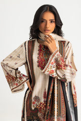 UAE-3PC Khaddar Printed Suit