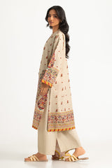 UAE-3PC Khaddar Printed Suit